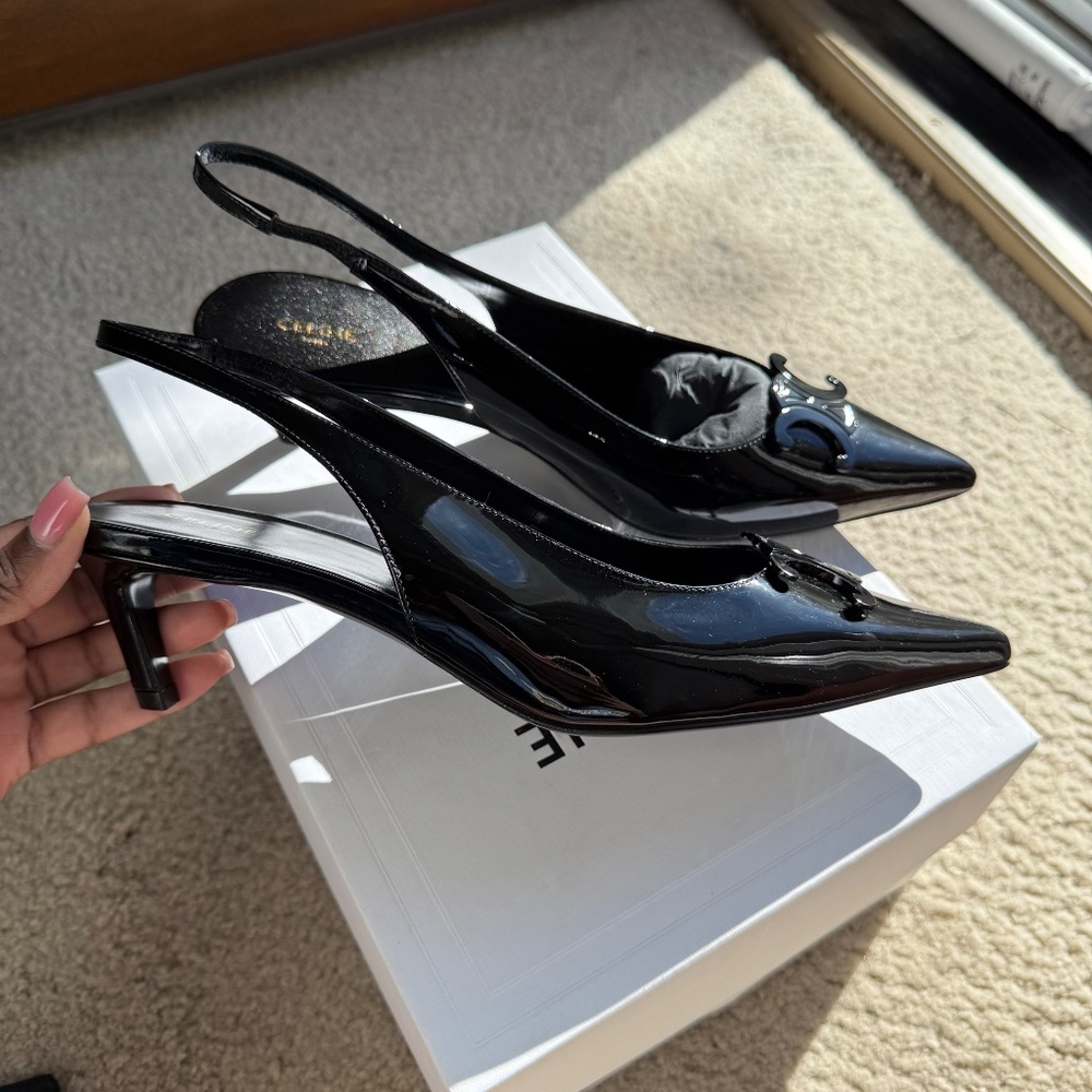 Celine Slingback Pumps
